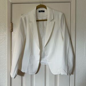 Classic White Blazer